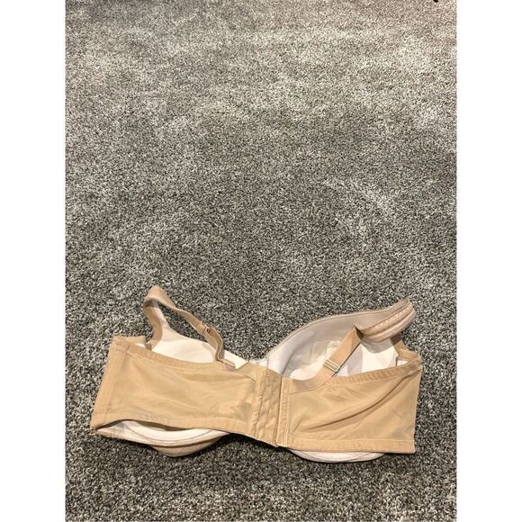 Cacique modern lace covered lightly lined balconette size 44F. C32-9 - Picture 2 of 4